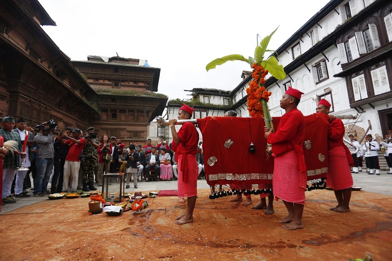 Dashain of Hanumandhoka