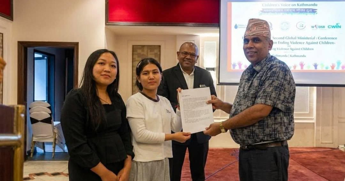 मनिला सम्मेलनका लागि बालबालिकाले तयार पारे सिफारिस